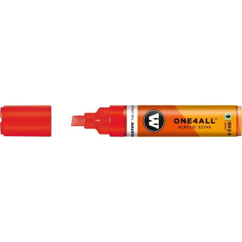 Marcatore a vernice Molotow One4all 327HS Larghezza linea 4-8 mm, rosso traffico (013)