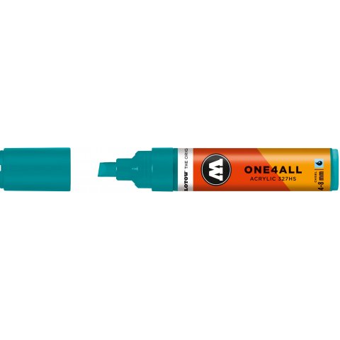 Molotow One4all 327HS paint marker Line width 4-8 mm, lagoon blue (206)