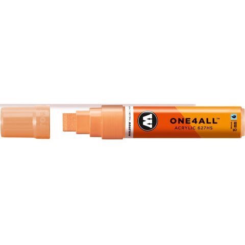 Marcatore a vernice Molotow One4all 627HS stroke width 15 mm, peach pastel (117)