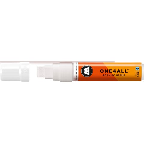 Rotulador Molotow One4all 627HS stroke width 15 mm, signal white (160)
