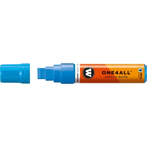 Rotulador Molotow One4all 627HS stroke width 15 mm, shock blue middle (161)