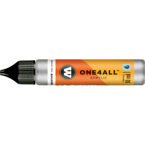 Molotow One4all paint marker REFILL paint 30 ml, silver (227)