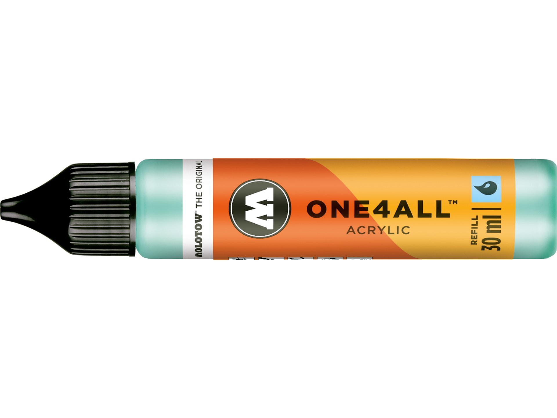 Tinta De Recambio Molotow ONE4ALL - Azul Shock Medio 180 Ml - Acrílica, Permanente, Para Rotuladores