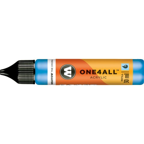 Molotow One4all paint marker REFILL paint 30 ml, shock blue middle (161)