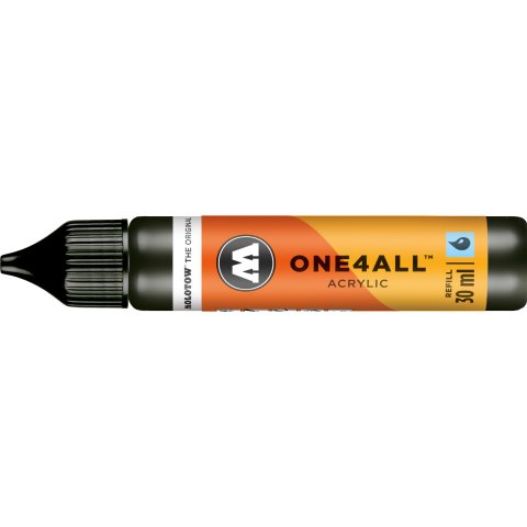 Molotow One4all paint marker REFILL paint 30 ml, signal black (180)