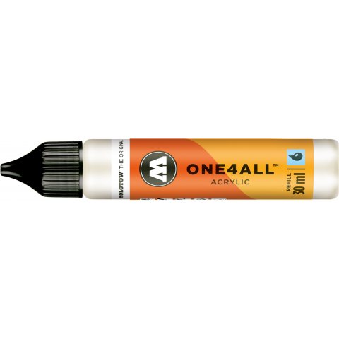 Molotow One4all paint marker REFILL paint 30 ml, natural white 