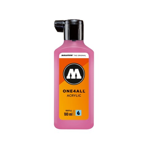 Molotow One4all paint marker REFILL paint 180 ml, magenta 