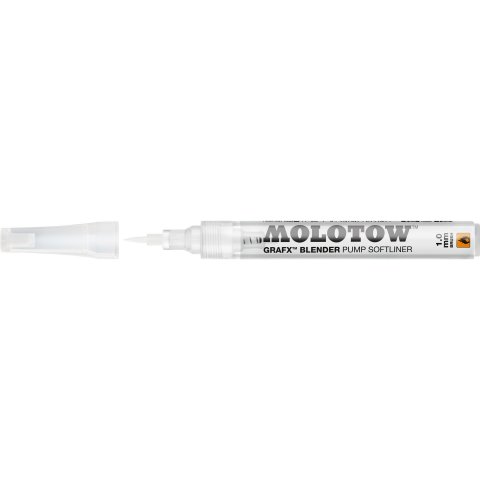 Pompa per frullatore Molotow GRAFX Softliner Larghezza linea 1 mm (pennello), incolore