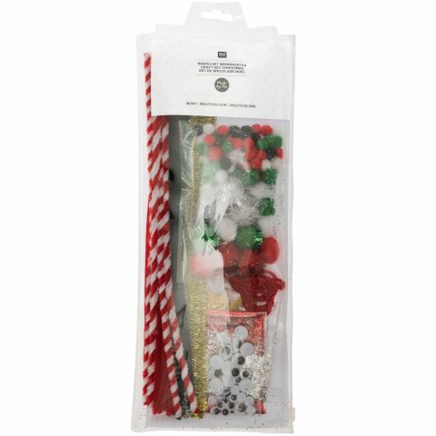 Bastelset ca. 150 Teile, 'Xmas bunt'