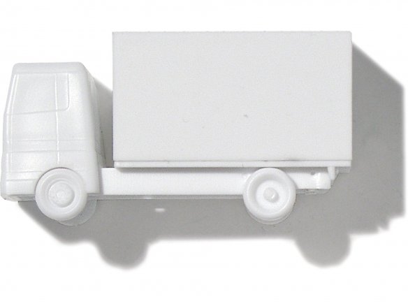Autos Polystyrol, weiß, 1:100, LKW