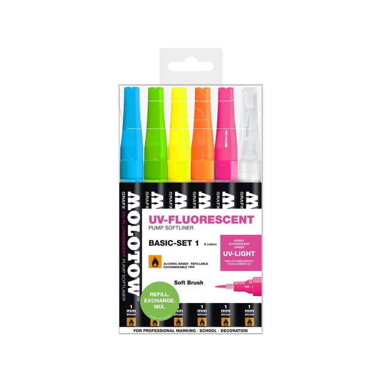 Molotow GRAFX UV-Fluorescent Softliner