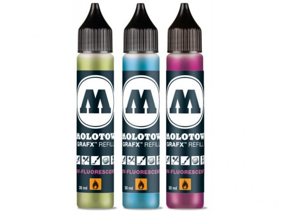 Molotow GRAFX UV-Fluorescent Softliner, REFILL