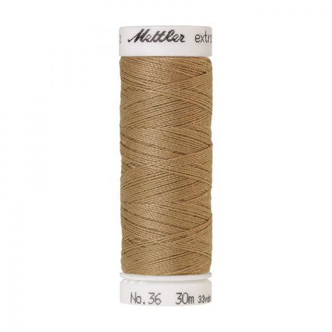 Amann Mettler Sewing Thread Extra Strong No. 36 l = 30 m, PES, dark rattan (0267)