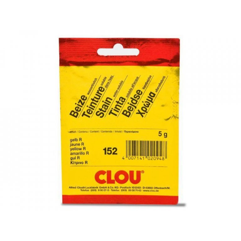 Clou powder wood stain, water soluble