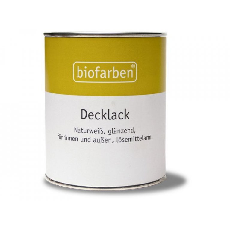 Lacca coprente Biofaben Decklack, bianca, lucida