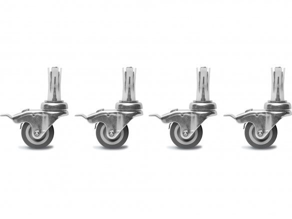 Accessories for E2 table frame, castors