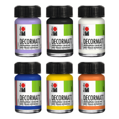 Pintura acrílica Marabu Decormatt, mate