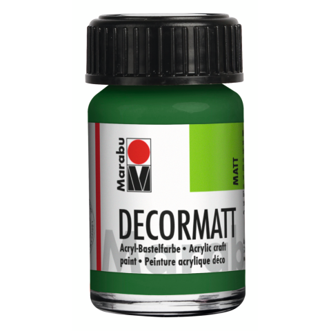 Marabu Decormatt Acryl Glas 15 ml, olivgrün (065)