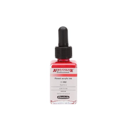 Schmincke Aero Color Professional acrylic ink 28 ml, crimson (302)