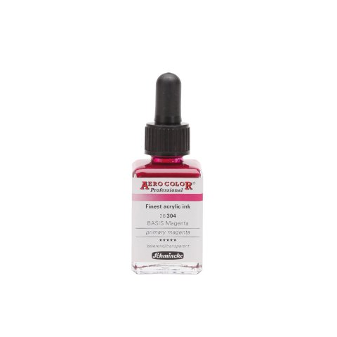 Schmincke Acryltusche Aero Color Professional 28 ml, BASIS Magenta (304)