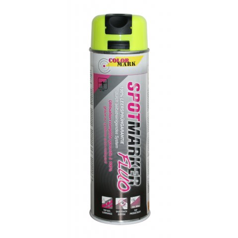 Spray de marcaje Colormark Allroundmarker Fluo Lata 500 ml, amarillo neón