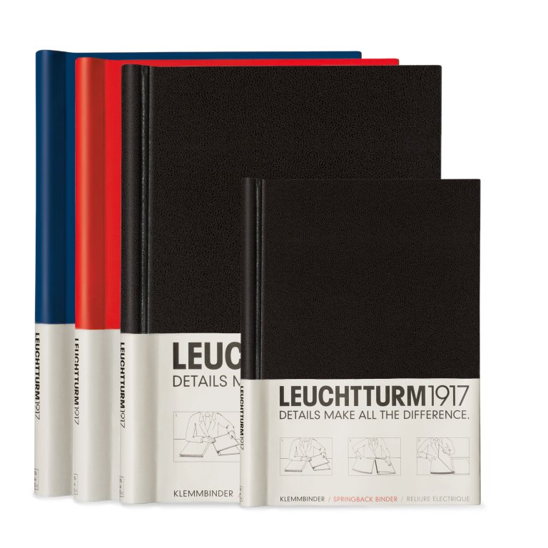 Leuchtturm Klemmbinder Notizbucheinband Hochformat
