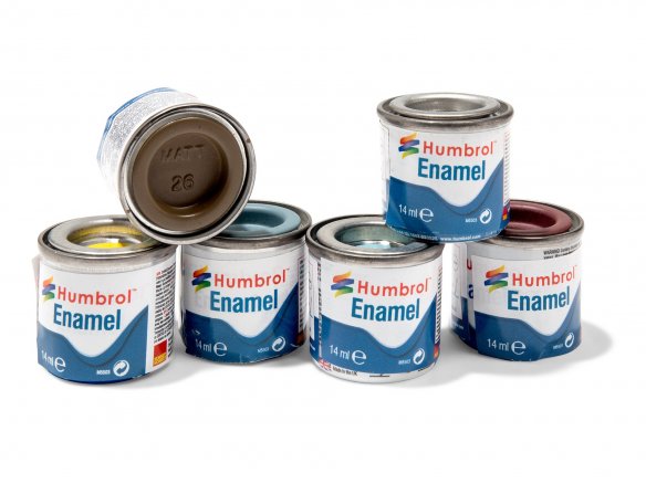 Humbrol model paint, matte