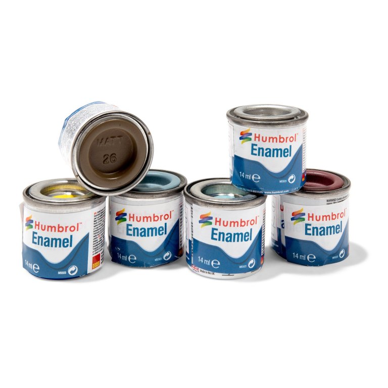 Humbrol model paint, matte