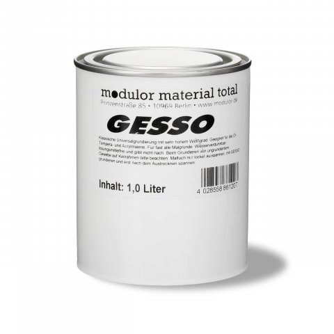 Modulor Gesso Blechdose 1000 ml, weiß, matt