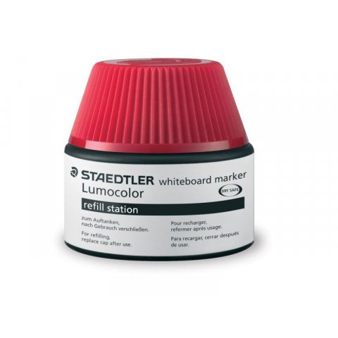 Staedtler Lumocolor whiteboard refill station Refill Station für 351 & 351 B Marker, 30 ml, rot