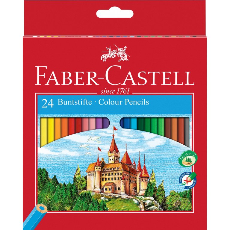 Faber-Castell Castle Lápiz de color, set de 24