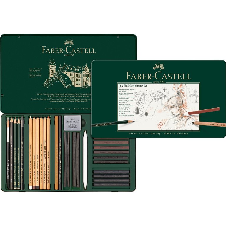 Faber-Castell Pitt monocromo, 33er-Set