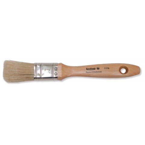 Paintbrush, flat, natural bristles, brush thickness 12 (1174) size 1'', w = 25 mm, h = 17 mm