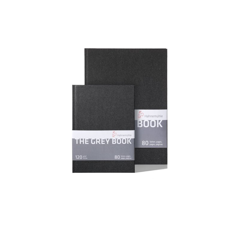Quaderno di schizzi Hahnemühle Il libro grigio, 120 g/m².