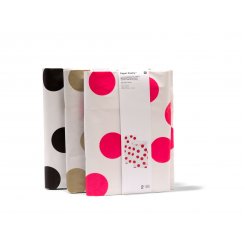 Papel Poesía bolsa de fondo punteada L