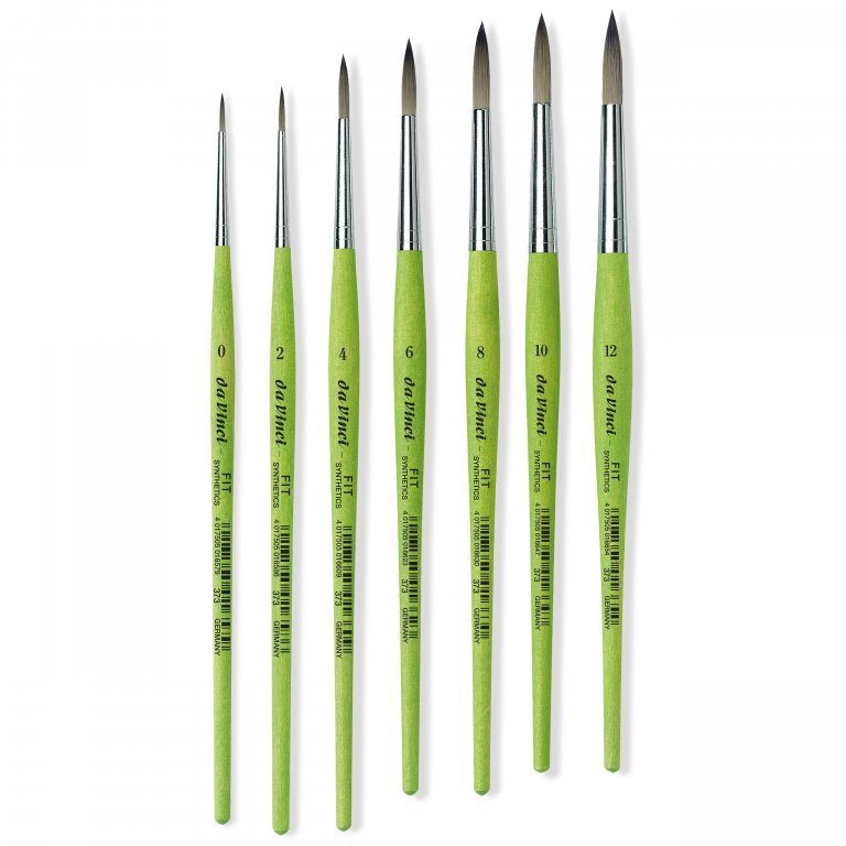 Da Vinci Schulpinsel Fit For School+Hobby rund