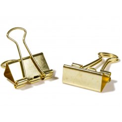 Foldback-Clips gold
