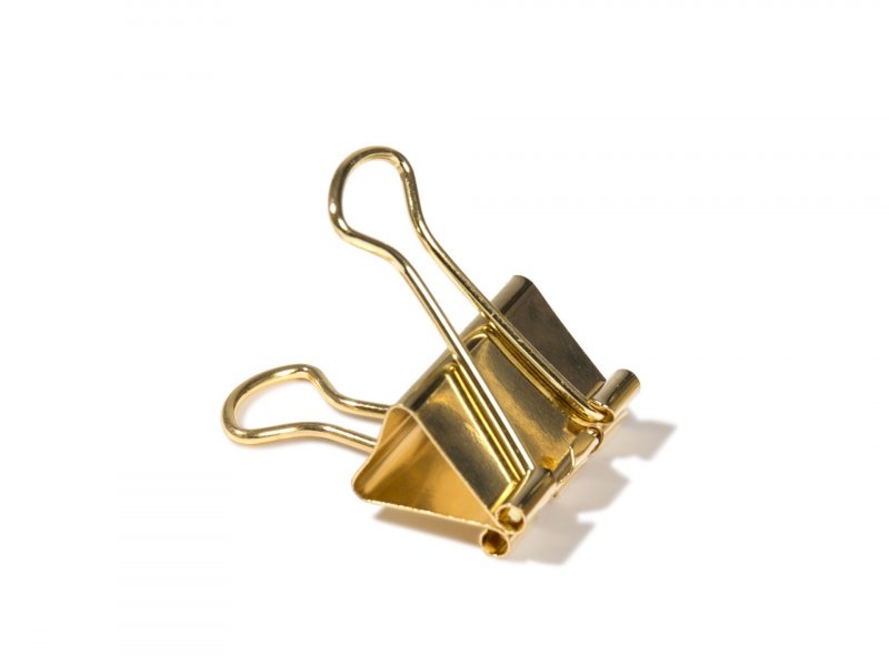 Buy Foldback Clips Gold online at Modulor Online Shop