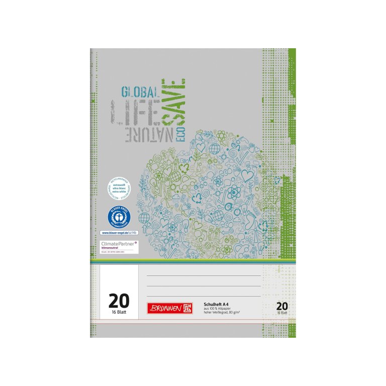 Brunnen Recycling student notebook