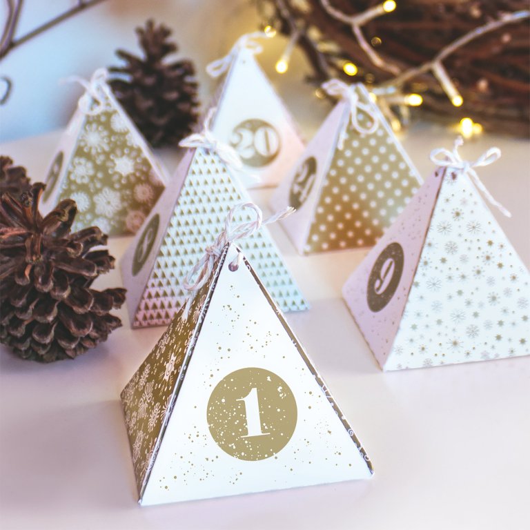 Adventskalender-Set, Pyramiden