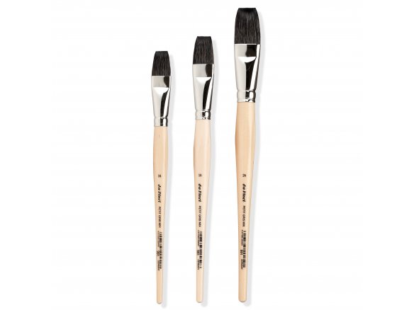 Da Vinci watercolour brush for primers, flat