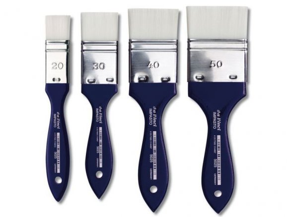 Da Vinci breiter Pinsel Impasto