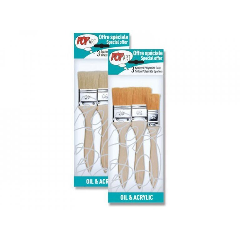 Pebeo Pop Art brush set, wide