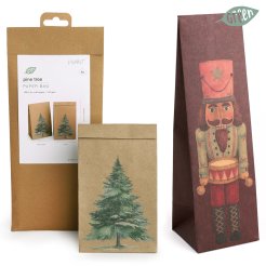Paper bag Christmas motif