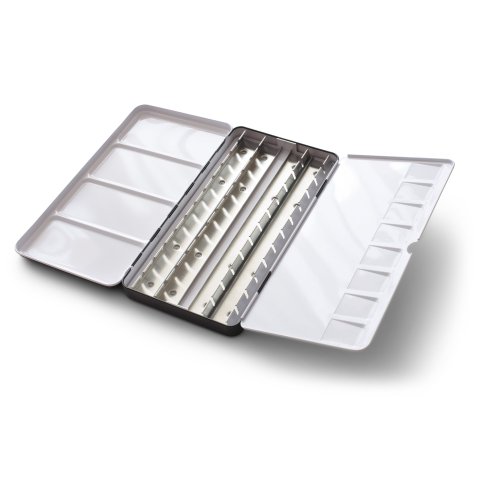 Scatola per acquerelli, vuota per 48 1/2 ciotole o 24 1/1 ciotole
