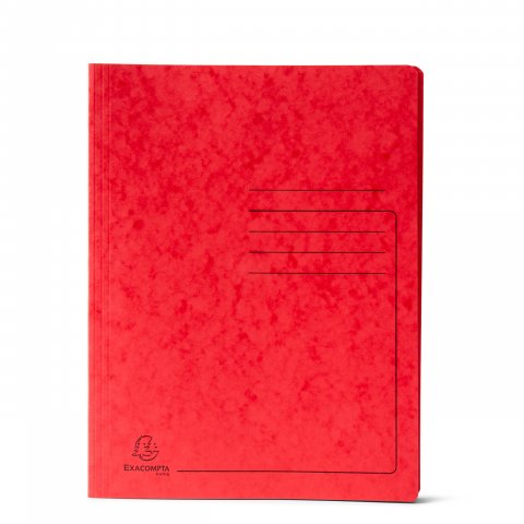 Folder, cardboard 240 x 320 mm, for DIN A4, red