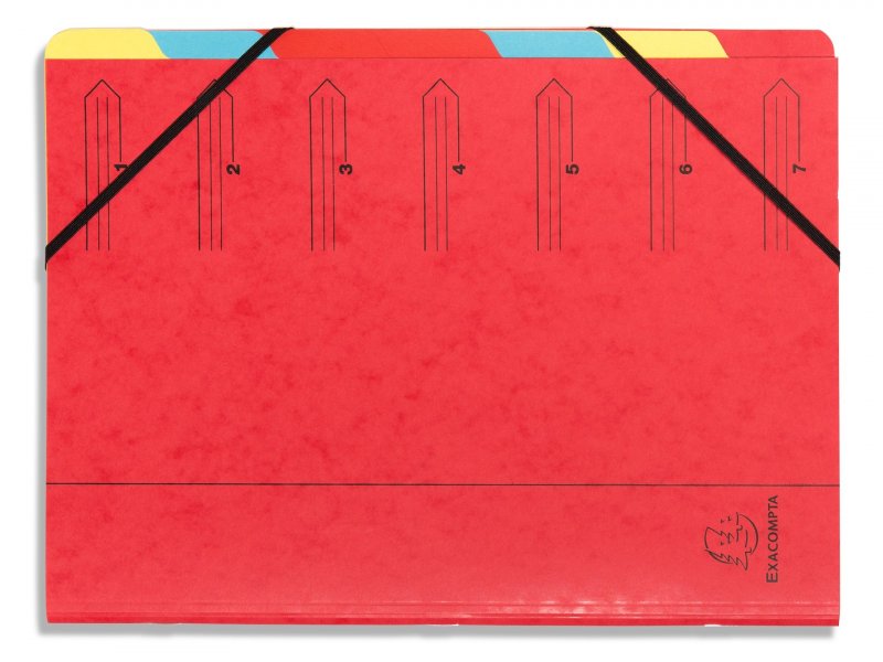 Cartella Portadocumenti Exacompta - 24 Scomparti A-Z, In Cartone Riciclato, Formato A4 - Foto 4