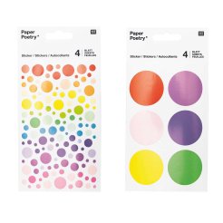 Paper Poetry Adesivi di carta Circoli di carta