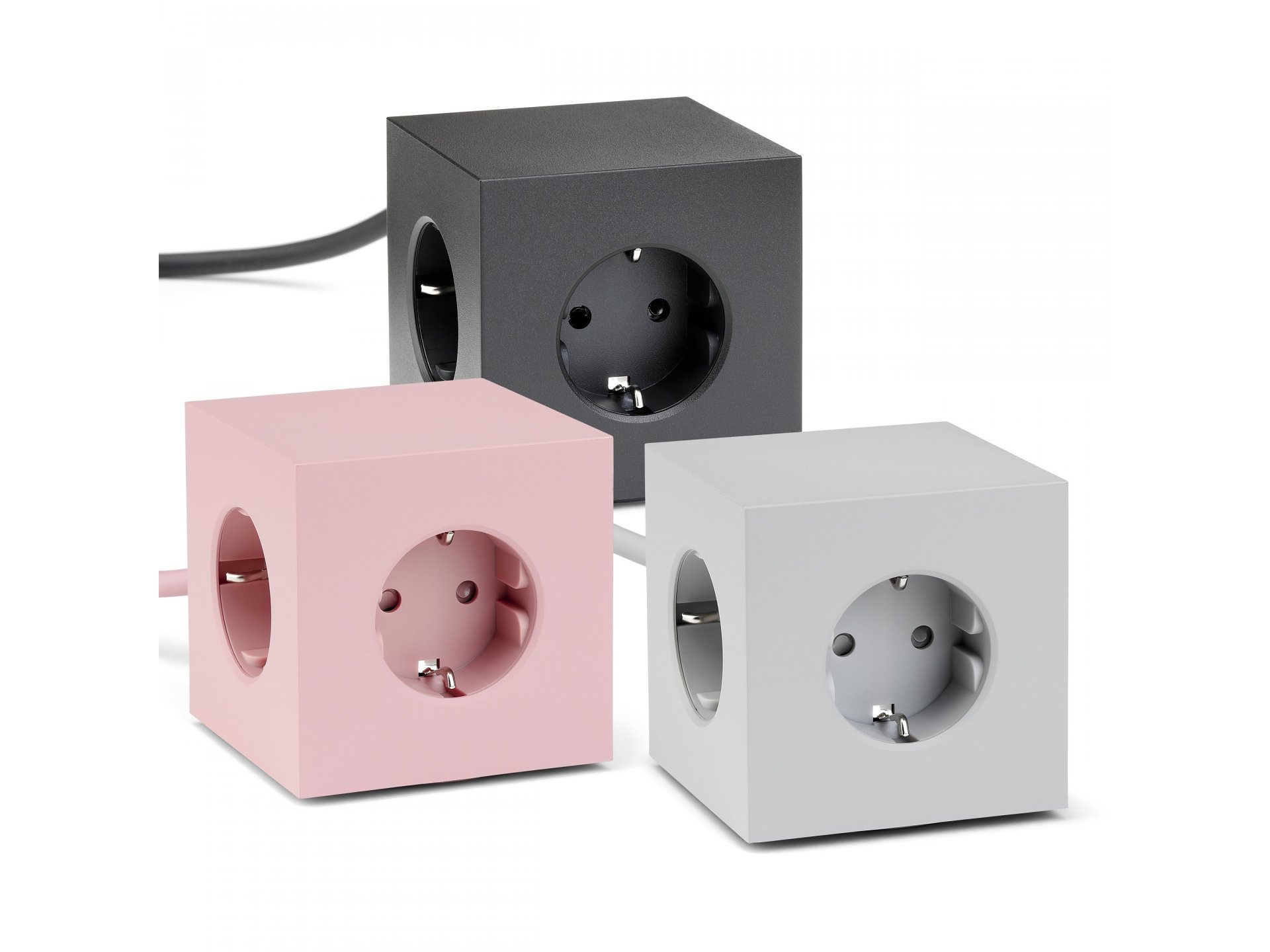 Acquistare Avolt Square 1 presa multipla USB e magnete, 2 x USB 2.1A 5V, 3  x 230 V, cavo 1,8 m, ottone online
