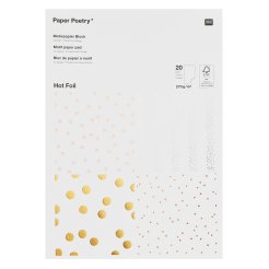 Bloque de papel con motivos, Hot Foil